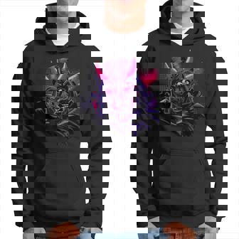 Japonais Oni Cyberpunk Samurai Ronin Guerrieraporwave Sweat à capuche - Cadeauxyz