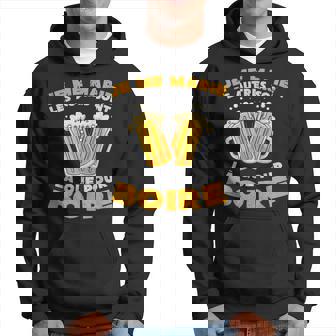 Je Me Marie Les Autres Sont Là Que Pour Boire Drôle Mariage Sweat à capuche - Cadeauxyz