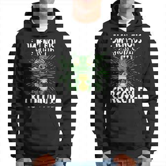 Je M'en Fous Je Suis Un Crocodile Crocodile Mignon Sweat à capuche - Cadeauxyz