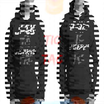 Je Suis Tic Je Cherche Tac Déguisement Tic Et Tac Duo Sweat à capuche - Cadeauxyz