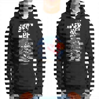 Joyeux Noël Père Noël Moto Motard Biker Cadeau Humour Noel Sweat à capuche - Cadeauxyz