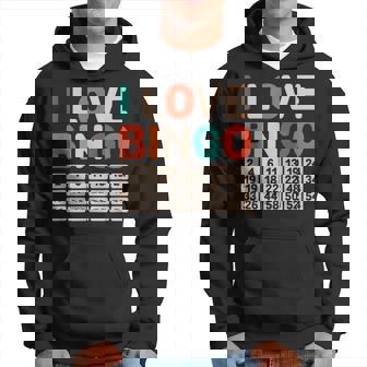 Jugador De Bingo Divertido I Love Bingo Sudadera - Regaloses