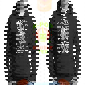 K-Pop Bubble Té Kpop Boba Amor Corea Del Sur Música Sudadera - Regaloses