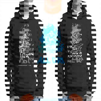 Keep Trying Hockey Sobre Hielo Portero Sudadera - Regaloses
