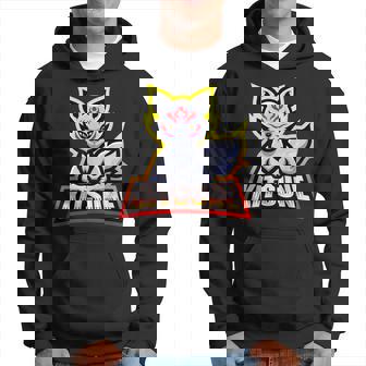 Kitsune Máscara Con Logotipo De Fox De 9 Colas Sudadera - Regaloses