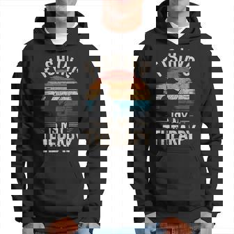 La Pesca Es Mi Terapia Pescador Pesca En El L Sudadera - Regaloses