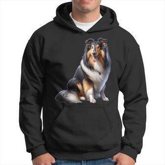 Langhaar Collie Motiv Collie Kapuzenpullover - Geschenkecke