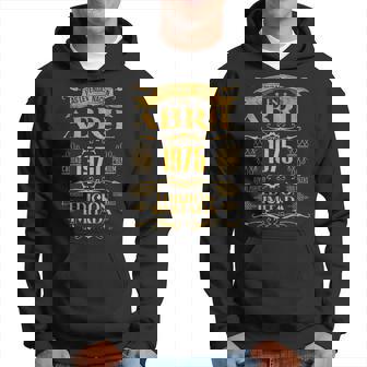 Las Leyendas Nacen En Abril De 1975 49 Años Cumpleaños Sudadera - Regaloses
