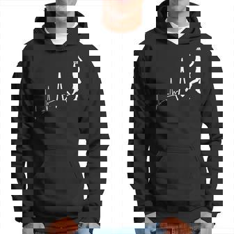 Latidos Del Corazón Del Baloncesto Frecuencia De Baloncesto Sudadera - Regaloses