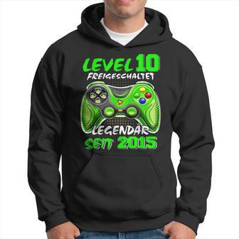 Level 10 Birthday Boy Gamer 2015 10Th Birthday Kapuzenpullover - Geschenkecke