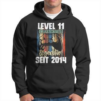 Level 11 Years Birthday Boy Gamer Since 2014 Kapuzenpullover - Geschenkecke