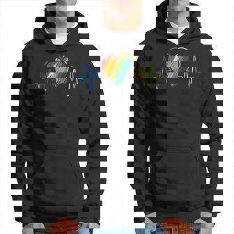 Lgbt Arcoíris Corazón Gay Lesbiana Transgender Orgullo Gay Sudadera - Regaloses