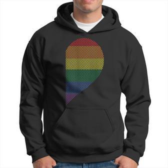 Lgbt Half Heart Love Partner Gay Lesbian Pyjama Couple Kapuzenpullover - Geschenkecke