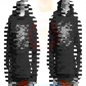 Lobo Iglesia Flor Arte Flores Animal Motivo Lobo Sudadera - Regaloses