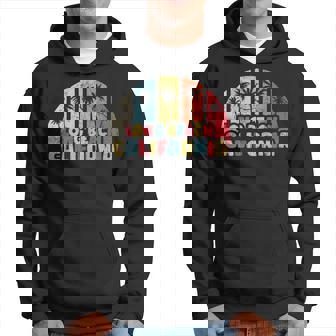 Long Beachintage California Beach Rétro Coucher De Soleil Sweat à capuche - Cadeauxyz