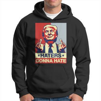Los Enemigos Divertidosan A Odiar A Donald Trump Dedo Medio Sudadera - Regaloses