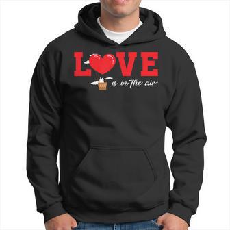 Love Is In The Air Flying Hot Air Balloon Kapuzenpullover - Geschenkecke