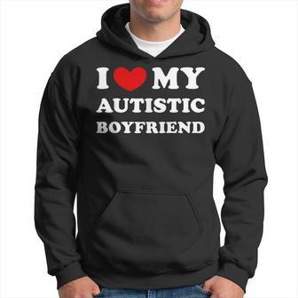 I Love My Autistic Boyfriend Love My Autistic Friend Kapuzenpullover - Geschenkecke