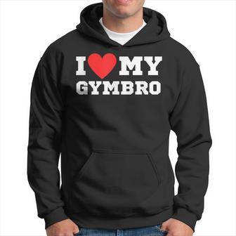 I Love My Gymbro Y2k Sigma Red Heart Kapuzenpullover - Geschenkecke