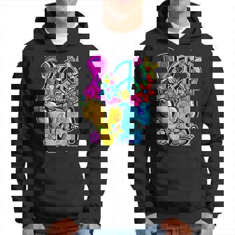 Love Peace Freedom 60S 70S Tie Dyeintage Hippie Costume Sweat à capuche - Cadeauxyz