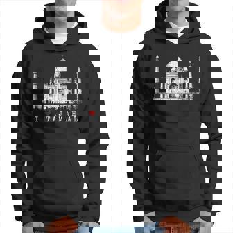 I Love Taj Mahal Agra Indieintage Inde Skyline India Sweat à capuche - Cadeauxyz