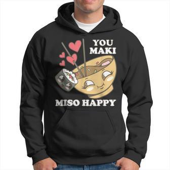 You Maki Miso Happy Sushi Kawaii Japan Kapuzenpullover - Geschenkecke