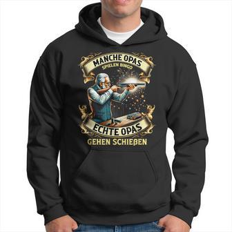 Manche Grandpa Play Bingo Real Grandpa Go Shooting Kapuzenpullover - Geschenkecke