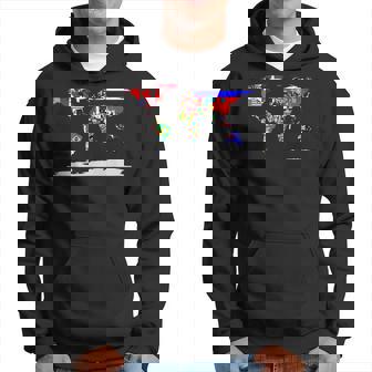 Mapa Del Mundo Y Banderas De Los Países Del Mundo Sudadera - Regaloses