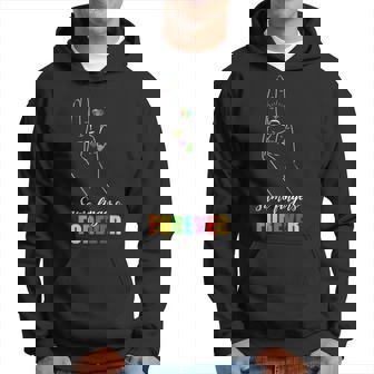 Mariage Lesbien Same Fingers Forever 2024 Lesbienne Lgbt Sweat à capuche - Cadeauxyz