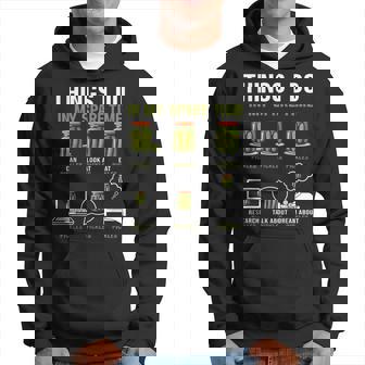 Mariner Les Choses Que Je Fais Pendant Mon Temps Libre Pickles Sweat à capuche - Cadeauxyz