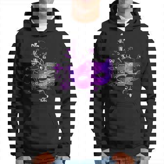 Masque Aux Fleurs De Lys Carnaval De Rio Etenise Sweat à capuche - Cadeauxyz