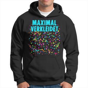 Maximally Dressed With Confetti Costume For Carnival Fancy Dress Kapuzenpullover - Geschenkecke