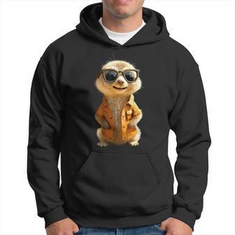 Meerkat With Sunglasses Animal Lovers Cute Surikate Kapuzenpullover - Geschenkecke