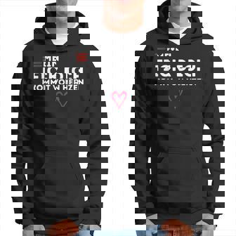 Mein Fick Dich Kommton Herzen Humour Sarcasm Kapuzenpullover - Geschenkecke