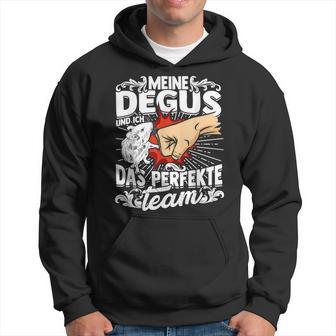 Meine Degus And Ich Das Perfekte Team Shrauchrat Degu Kapuzenpullover - Geschenkecke