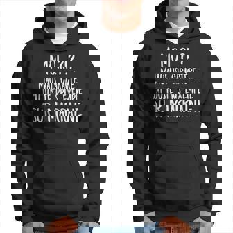 Moi Mauvais Caractère J'ai Juste Pris Exemple Sur Marraine Sweat à capuche - Cadeauxyz