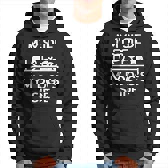 Mon Côté Du Lit Le Côté Du Lit De Mon Chien Dog Lovers Sweat à capuche - Cadeauxyz