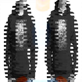 Motif Loup Blanc Pour Les Amateurs De Loups Et Les Fans D'animaux Sauvages Sweat à capuche - Cadeauxyz