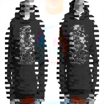 Motocyclette Astronaute Biker Espace Astronauteaisseau Spa Sweat à capuche - Cadeauxyz