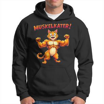 Muscle Soreness Cat Fitness With Cat Motif Kapuzenpullover - Geschenkecke