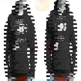 Music On World Off Para Amantes De La Música Djs Músicos Sudadera - Regaloses