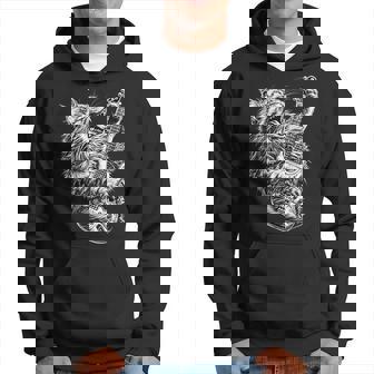 Música Gato Atascando Con Pasión Por La Guitarra Y El Rock Sudadera - Regaloses