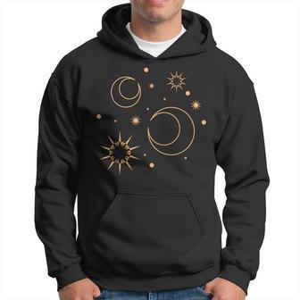 Night Star Moon Sun Sky Stars Esoteric Astrology Kapuzenpullover - Geschenkecke