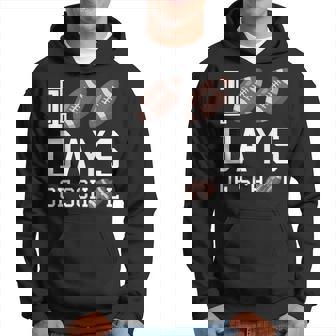 Niño Divertido Estudiante De Rugby Americano De 100 Días De Escuela Sudadera - Regaloses