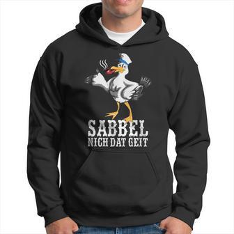 With North German Seagull Plattdeutsch Norden Kapuzenpullover - Geschenkecke