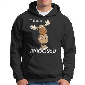 Not Amoosed Moose I Nö Fun Elk Word Game I No Statement Kapuzenpullover - Geschenkecke