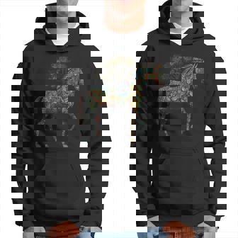 Obra De Arte De Caballo Diseño De Caballo Equitación Animales Caballo Sudadera - Regaloses