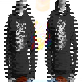 Obra De Arte Con Motivo De Perro Husky Para Mascotas Husky Sudadera - Regaloses