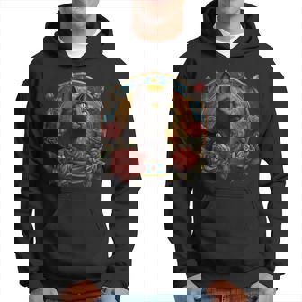 Obra De Arte De Flores De Gato Diseño De Gato Animal Gato Sudadera - Regaloses