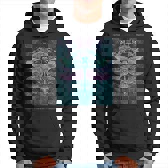 Obra De Arte Intrincada De Libélula Fantástica Sudadera - Regaloses